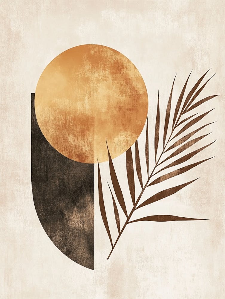 Palm Leaf Canvas Print 2