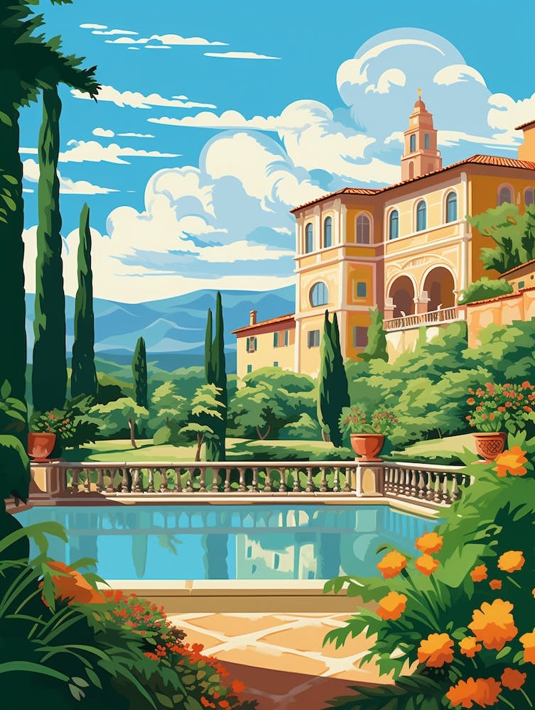 Villa Medici Italy  Illustration 1