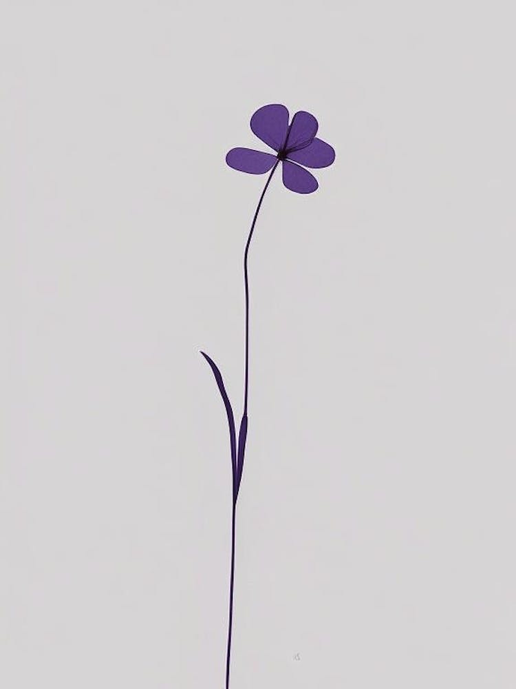 Marsh Violet Wildflower Simplicity