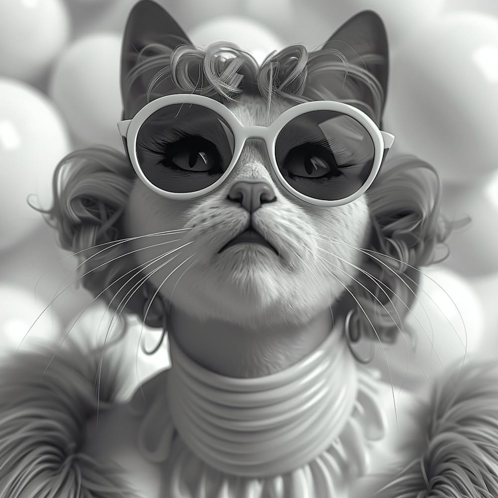Katze mit Stil 2