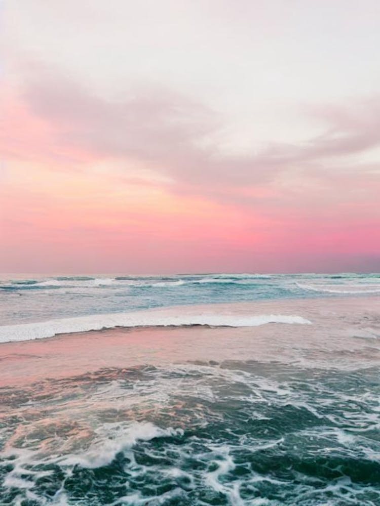 Jimbaran Beach, Bali, Indonesia Pink Photography 1