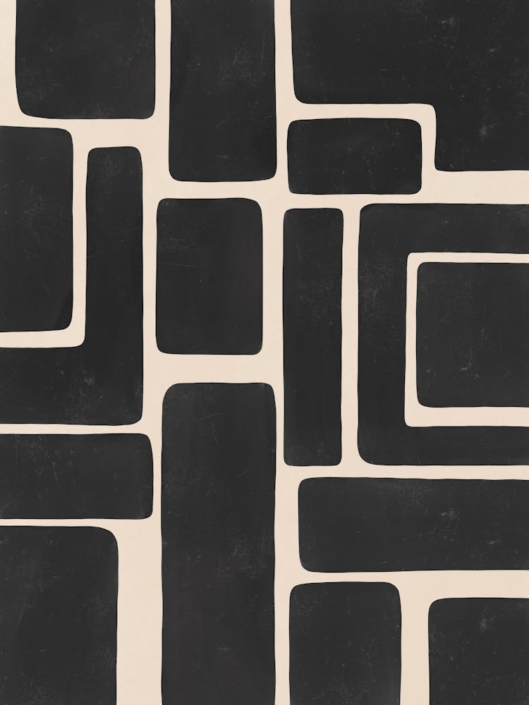 Modern Abstract Shapes No 1079