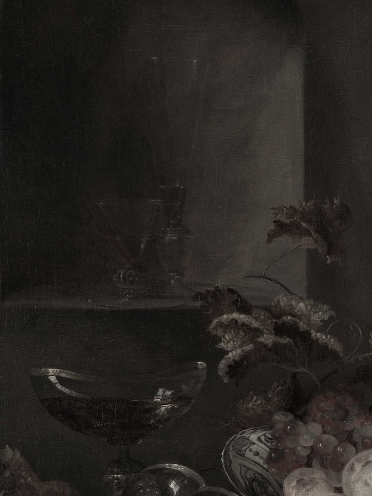 Still Life With Fruit And Flowers