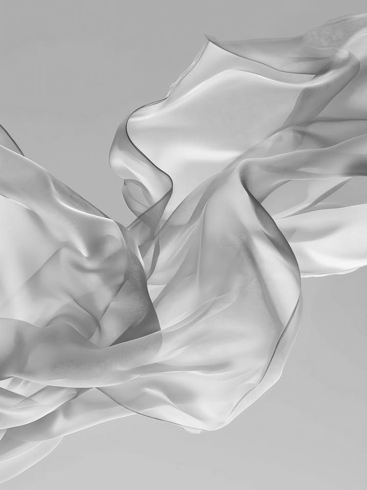 Abstract White Fabric