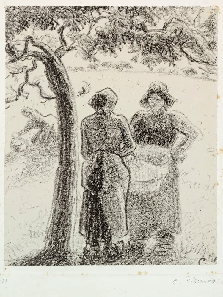 Landscape In Brittany, Camille Pissarro