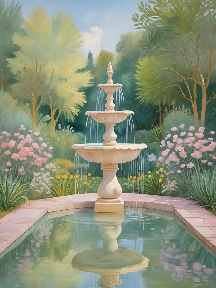 Fountain In The Garden no1