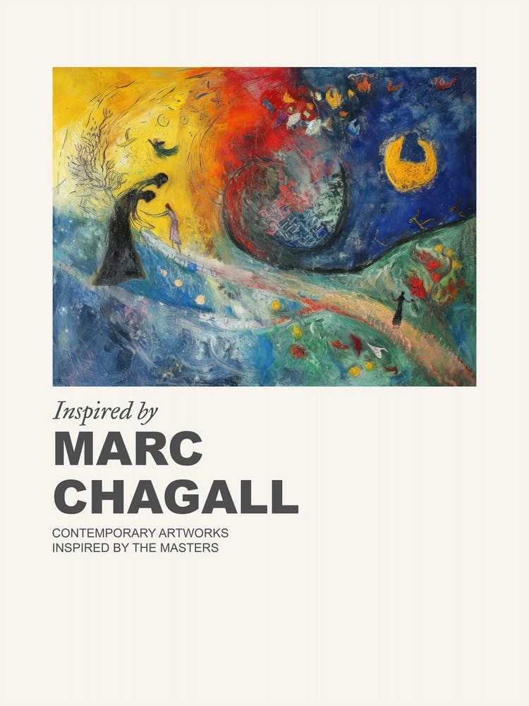 Museum Poster Inspired By Marc Chagall 4