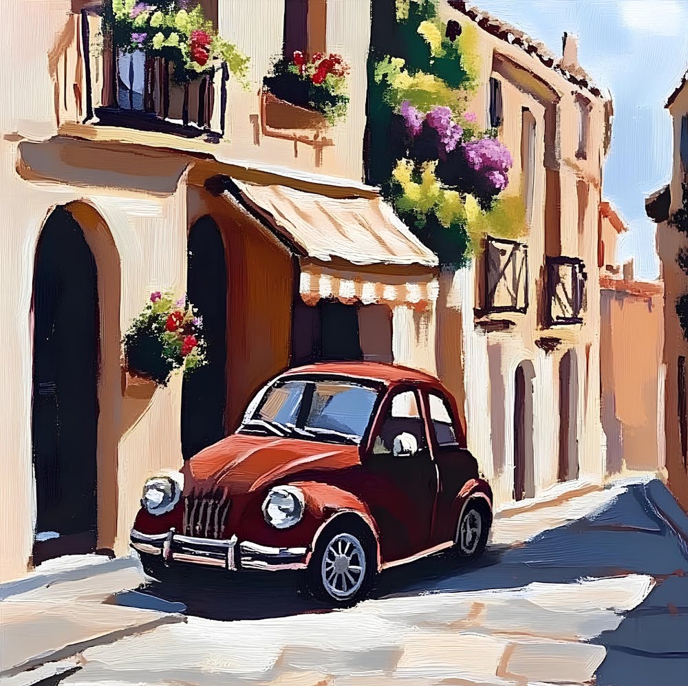 Old Car On The Street