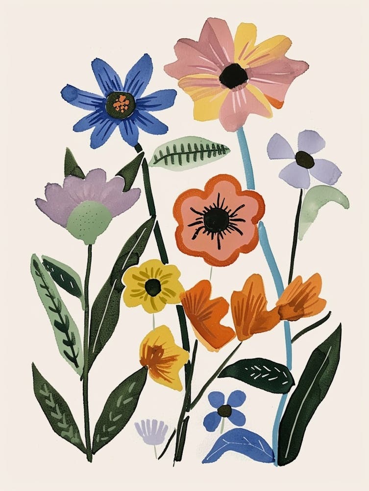 Painted Florals Cineraria 7