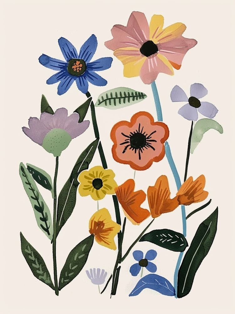 Painted Florals Cineraria 7