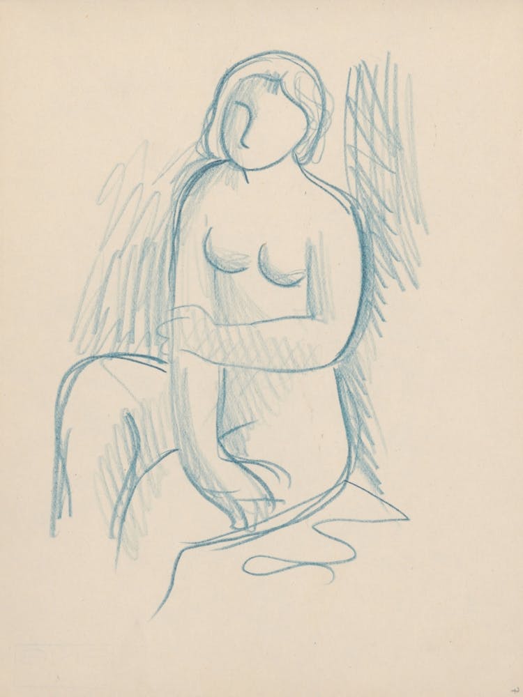 Sketchbook With Various Studio Drawings, Mikuláš Galanda (4)