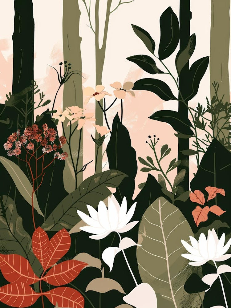 Flora And Fauna Illustration