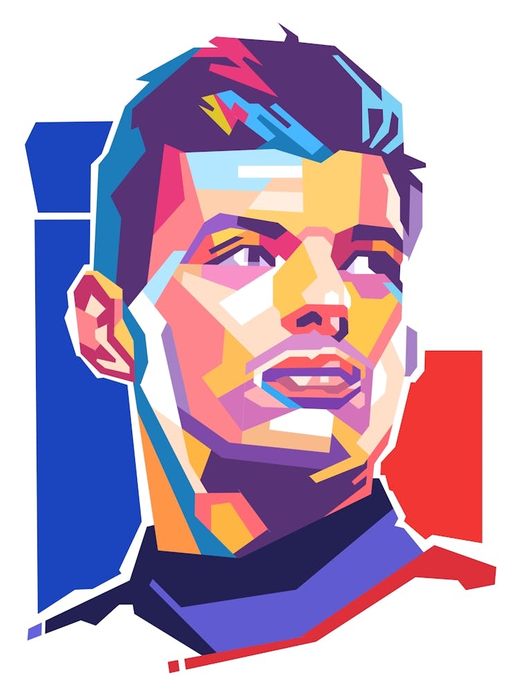 Max Verstappen formula one wpap art
