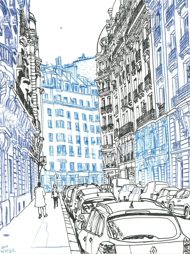 A Street Corner in Paris