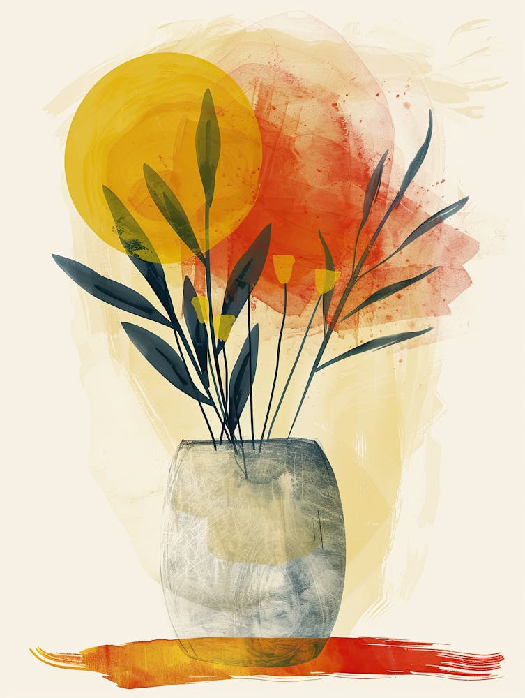 Chromatic Symphony Mid Century Style