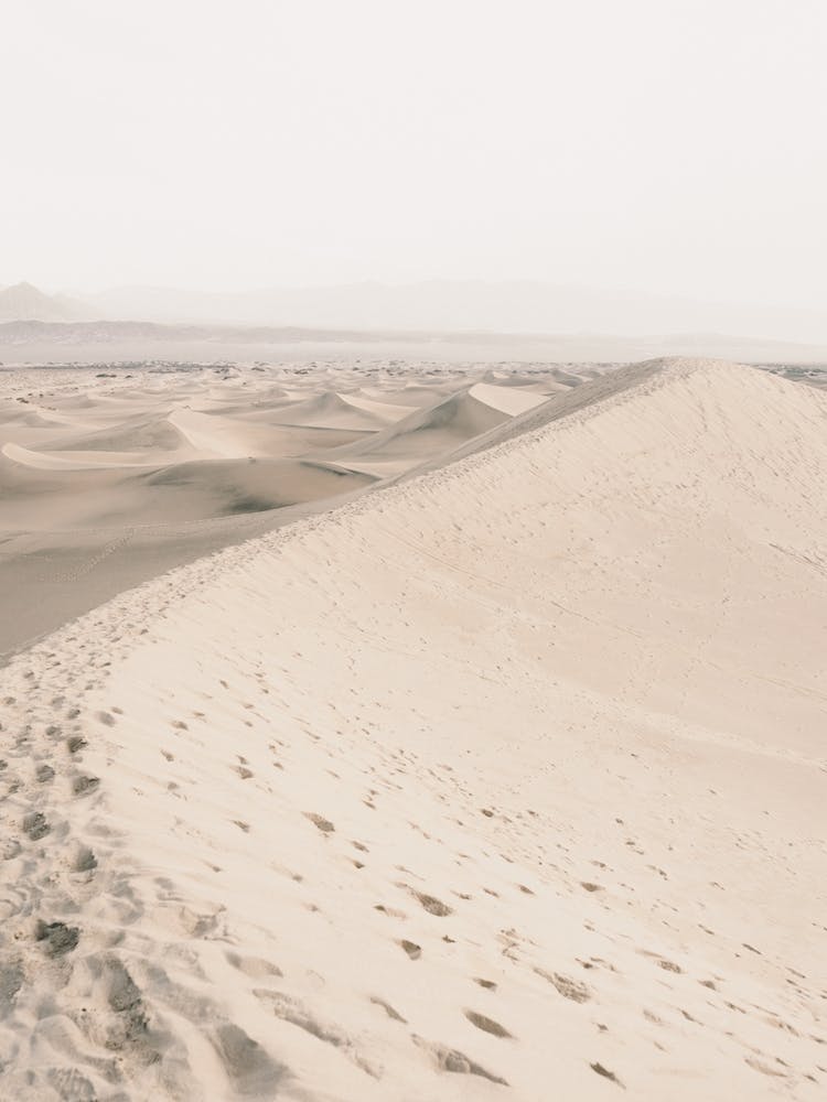 Beige Sandlandschaft