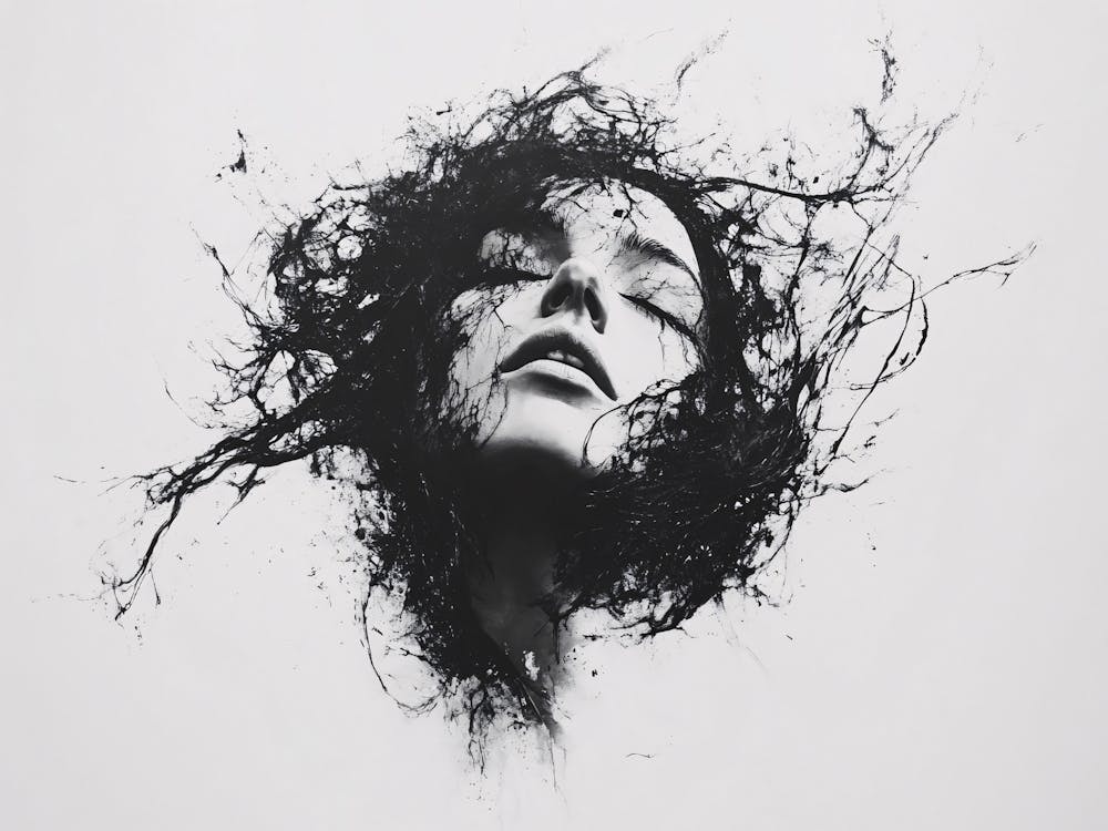 Black And White Painting 4