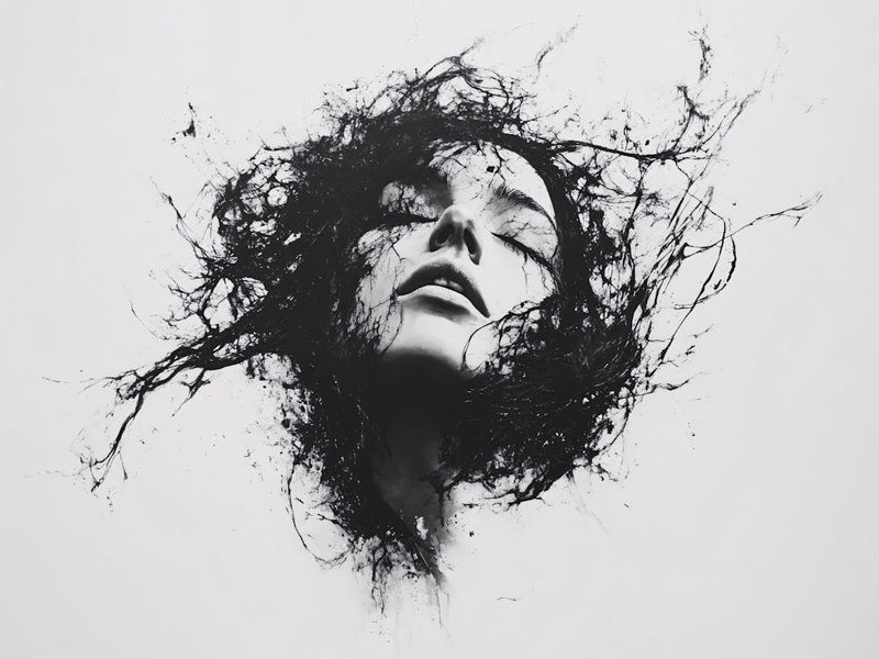 Black And White Painting 4
