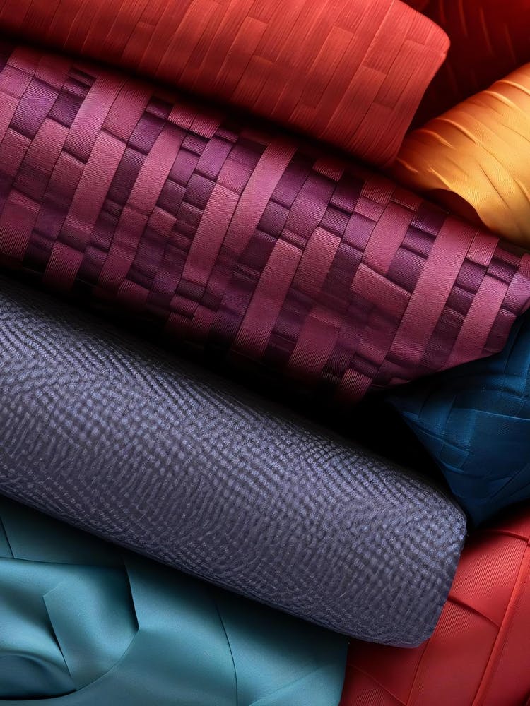 Bunte Stoffe