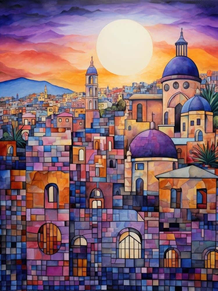 Jerusalem At Sunset