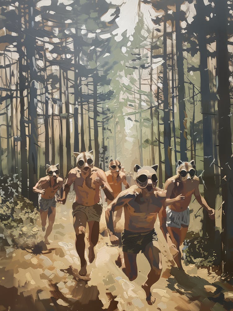 Men Running Redwoods 3 Fy V