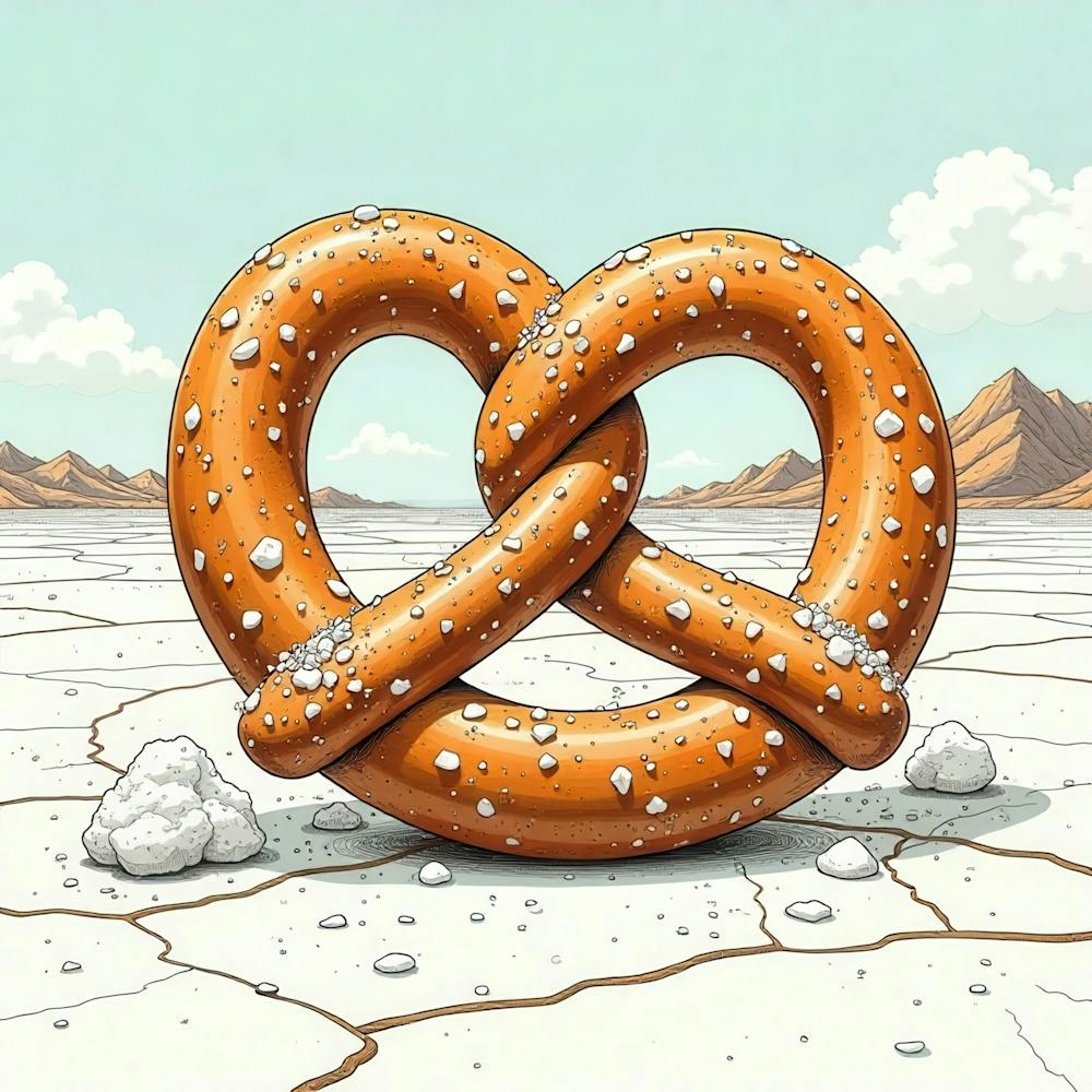 Pretzel In The Desert