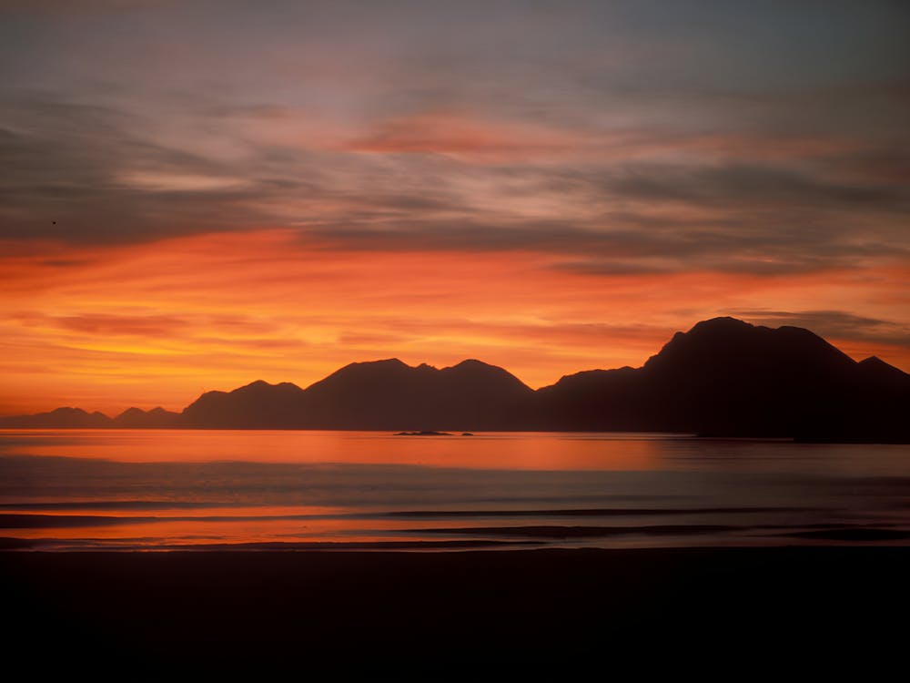 Sunset Over The Mountains 1