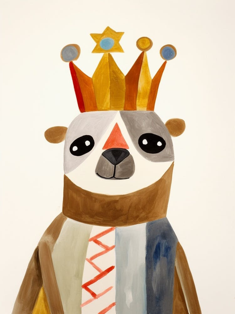 Little Sloth 3 Wearing A Crown