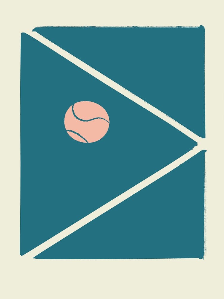 Boho Retro Sports 4 Tennis Ball 4