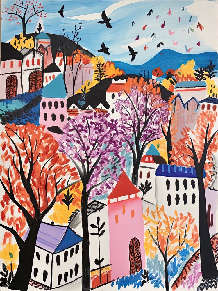 Ankara, Dreamy Storybook Illustration 4