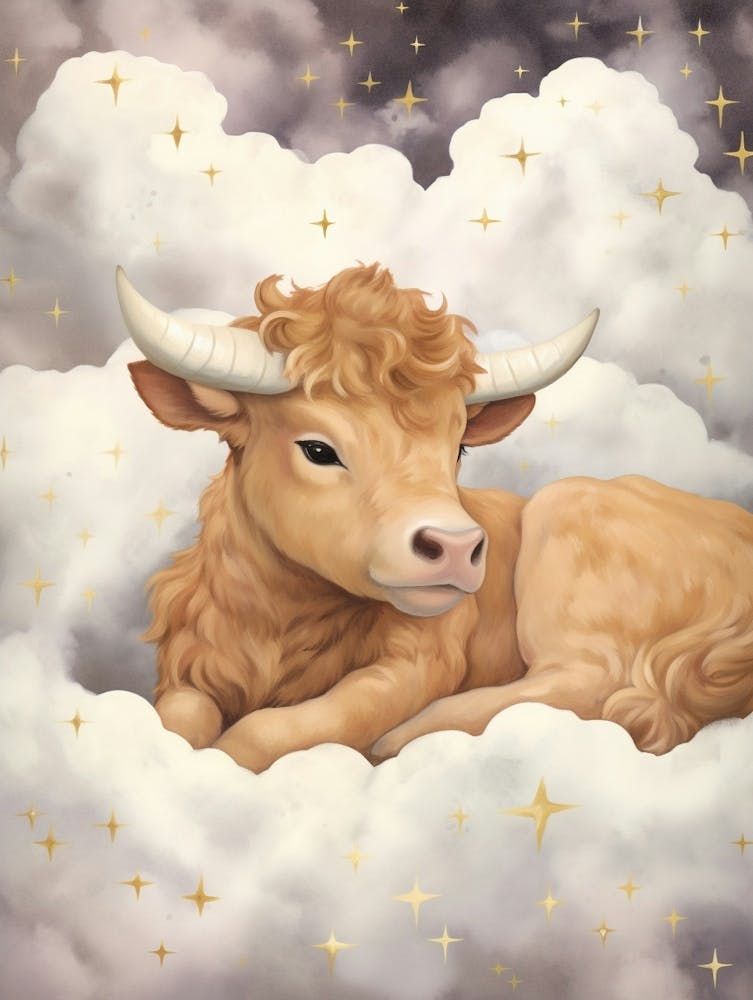 Sleeping Baby Bison 1