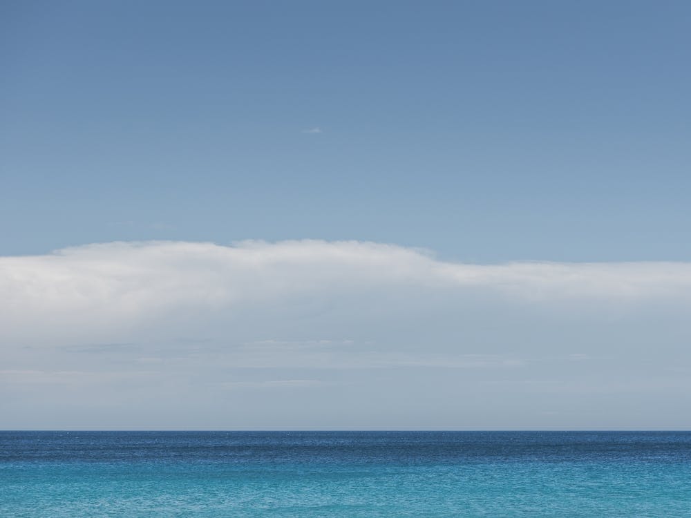 Blue Sky With Turquoise Sea