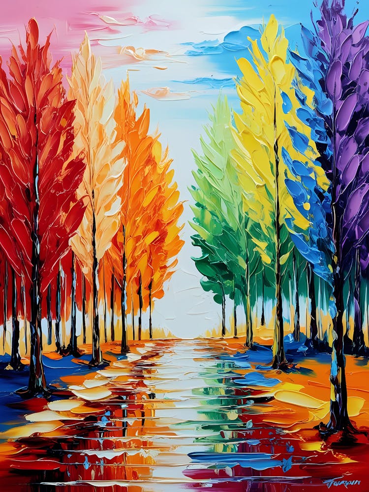 Rainbow Trees