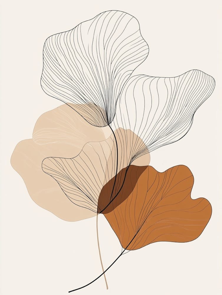 Ginkgo Leaves Canvas Print