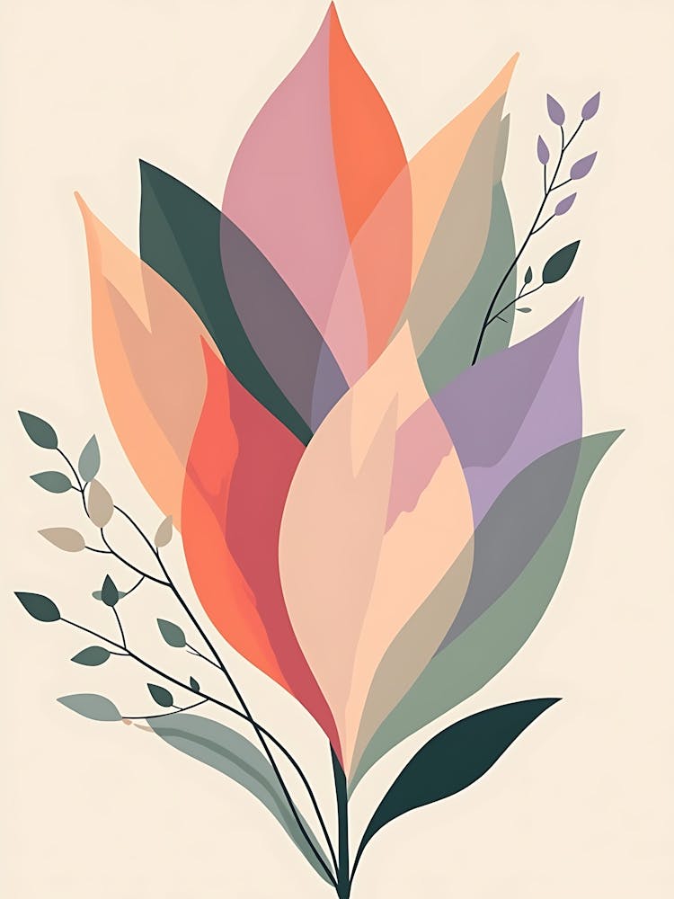 Soft Meadow Flower Trio