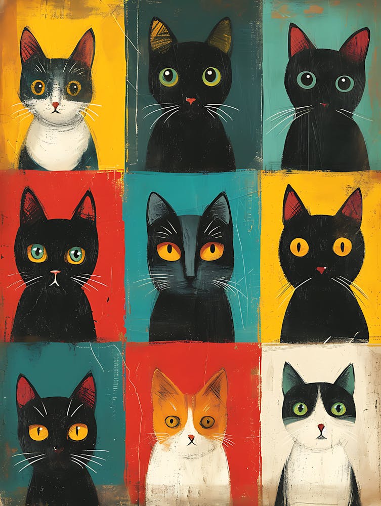 Cats Canvas Print 1