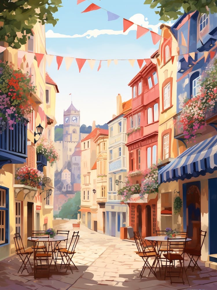 Santander Spain 3 Illustration