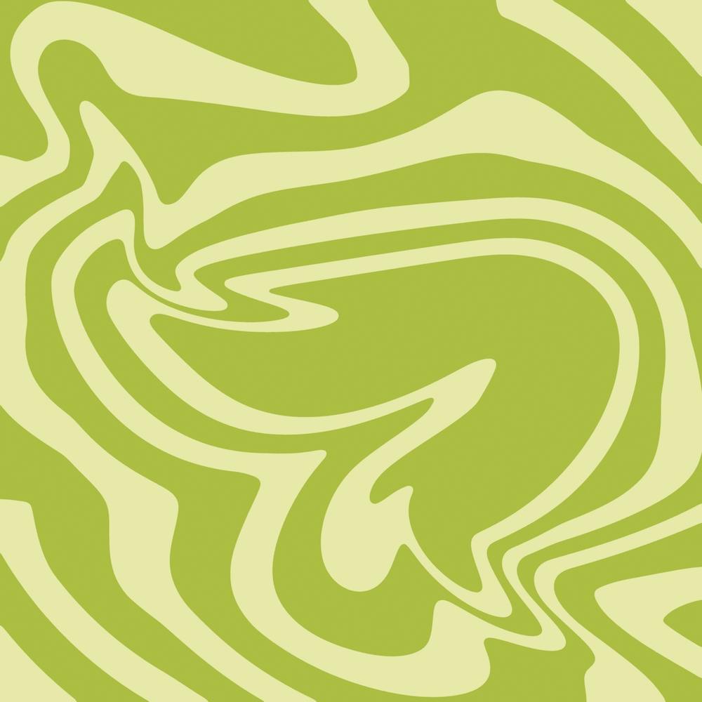 Grüne Abstrakte Wellen