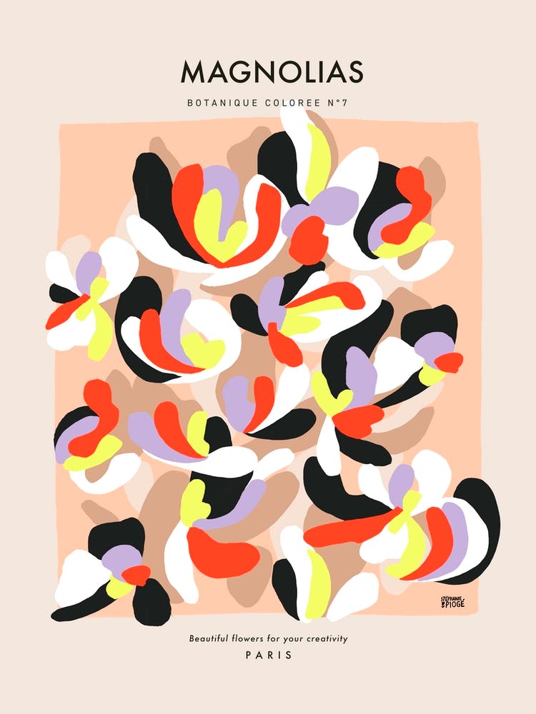 Botanic Collection - Peach Fuzz - Magnolias