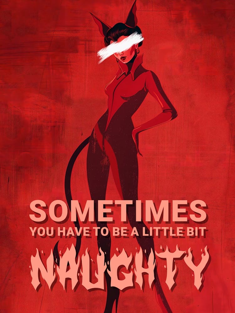 Sometimes you have to be a little bit naughty