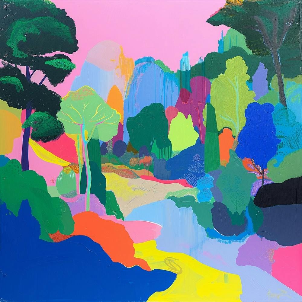 Abstract Park Collection Parc Des Buttes Chaumont Paris 2