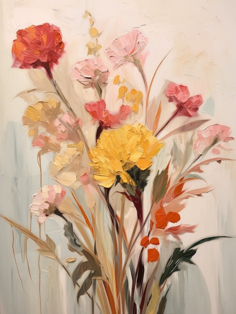Fall Flower Painting Everlasting Flower 3