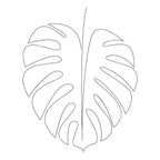 Monstera Square Line