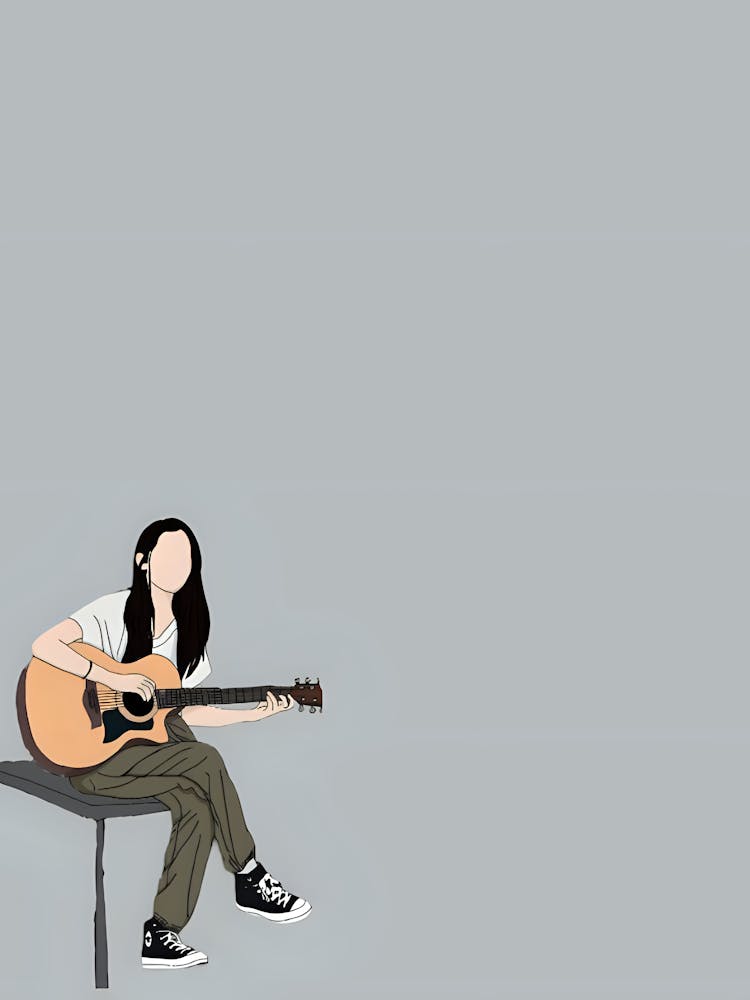 Girl Playing Guitar