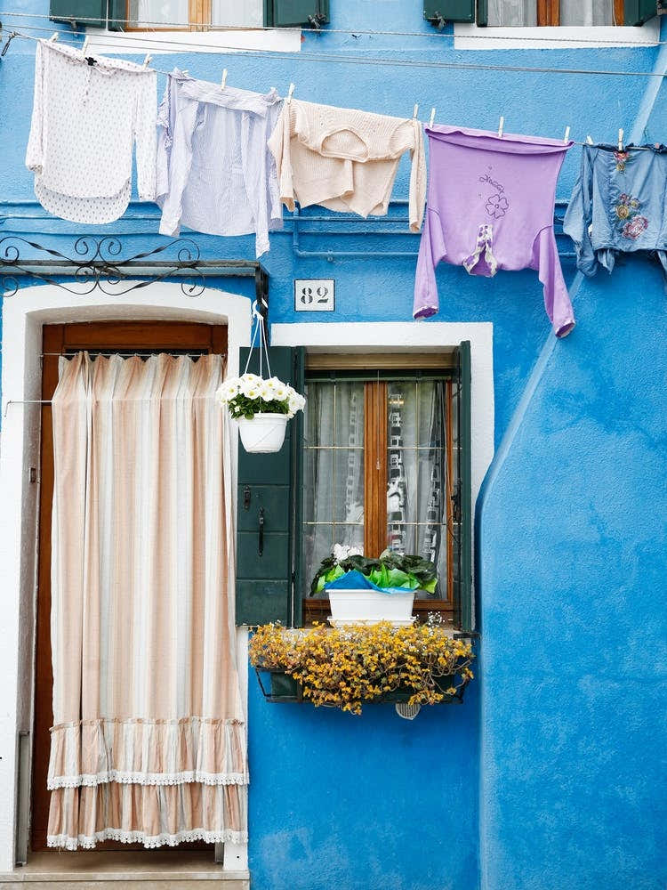 Blue Washing Burano