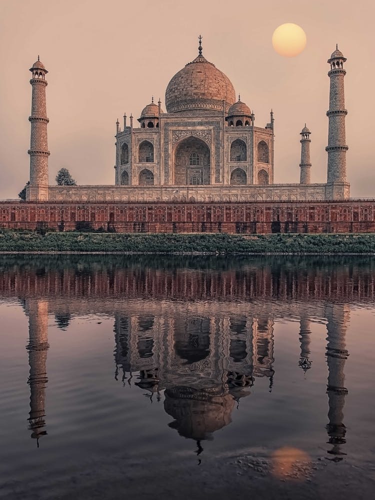 Taj Mahal Sunset
