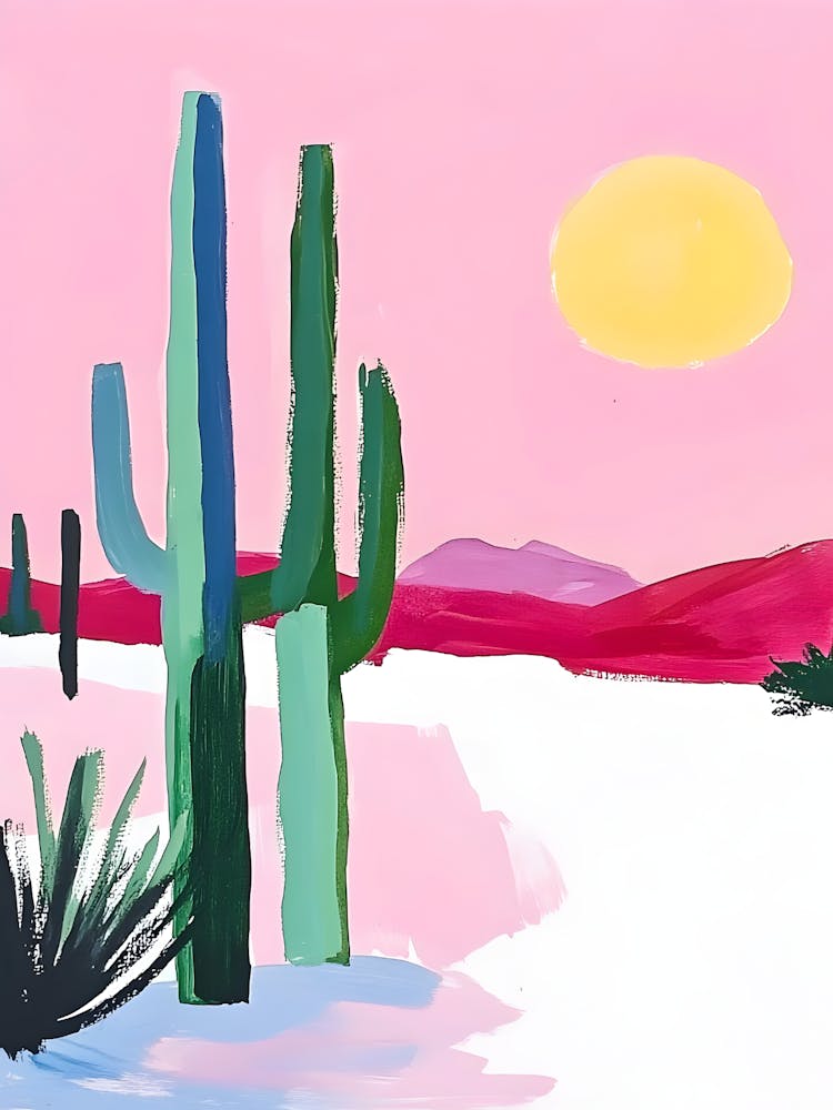 Cactus Ii Canvas Print