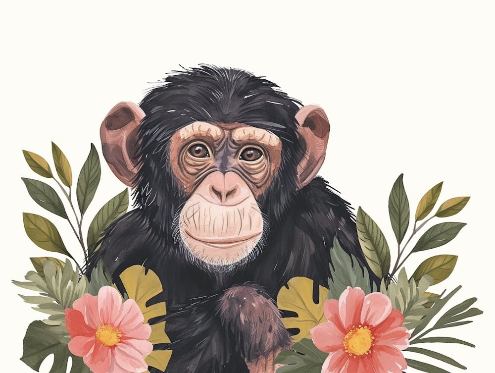 Little Floral Bonobo 2