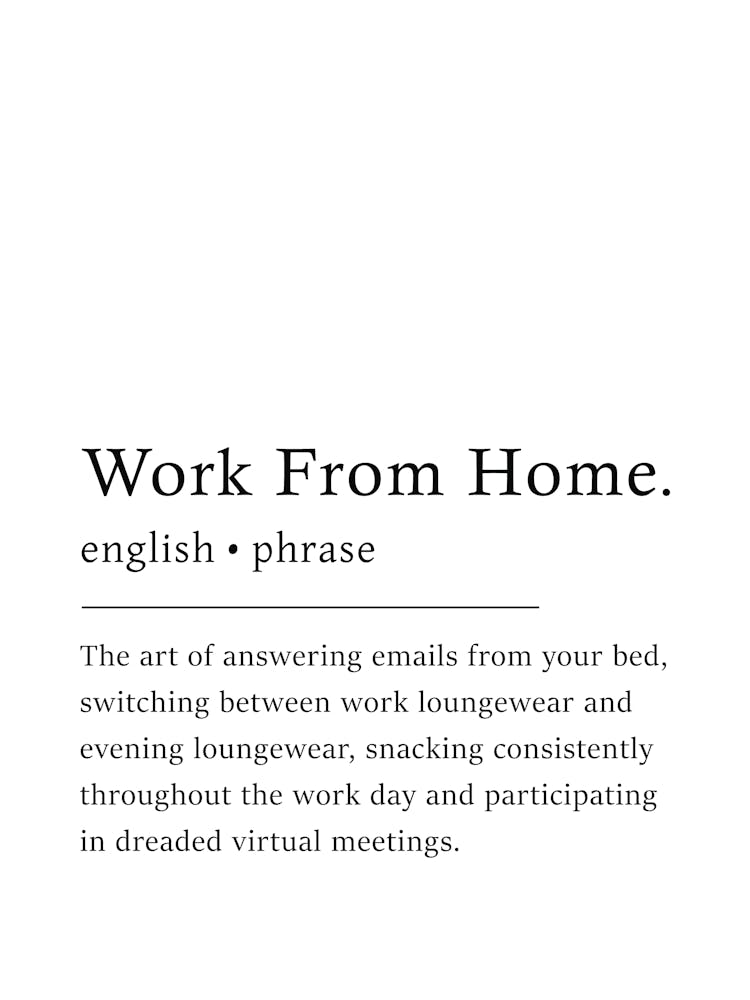 Work From Home Definition