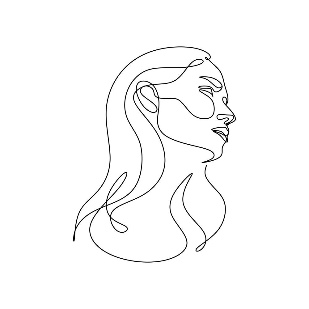 Female Line art